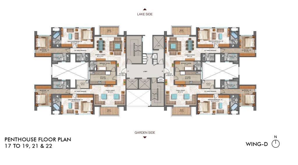 Spacious 2, 3 & 4 BHK Residences