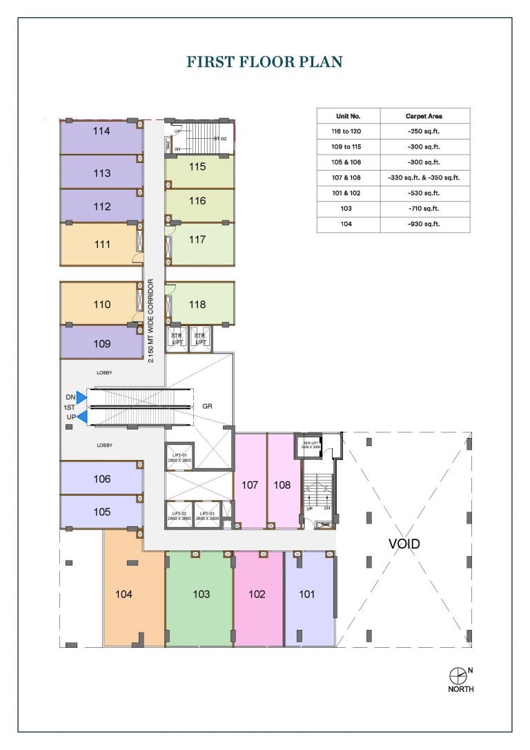 Spacious 1, 2, 3 & 4 BHK Residences