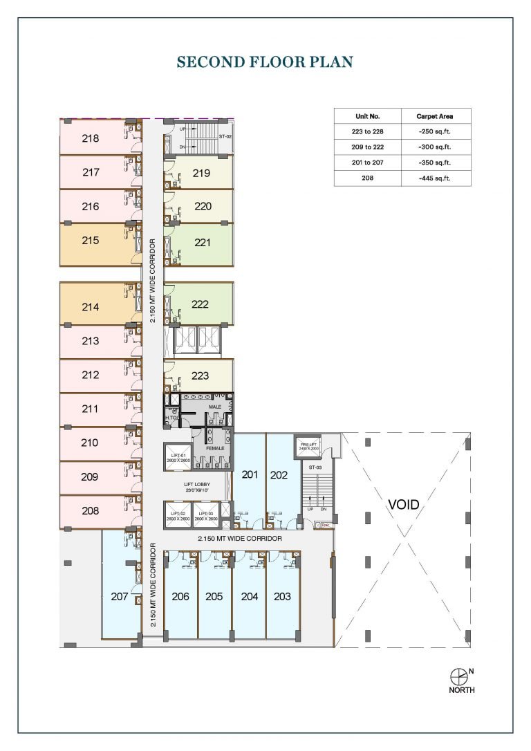 Spacious 2, 3 & 4 BHK Residences