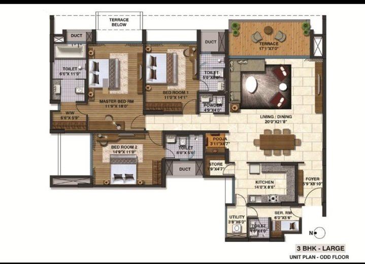 2,3bhk Belmondo pune floor plan