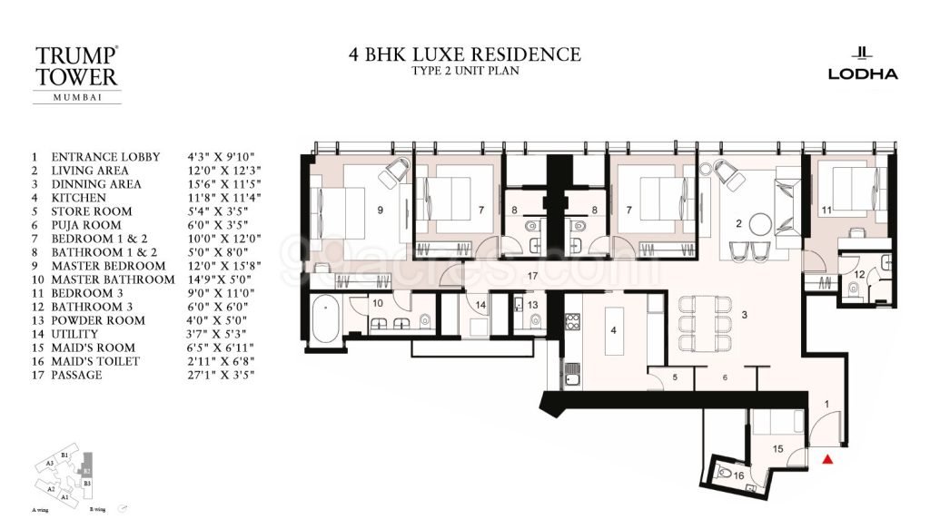 4 Bhk Layout